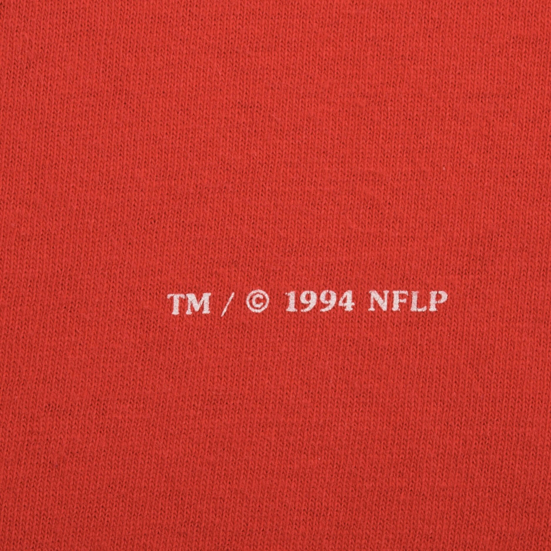 Vintage NFL Kansas City Chiefs You want a piece of this Get In Line 1994 Tee Shirt Size XL Made In USA With Single Stitch Sleeves