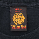 Vintage Disney The Lion King Broadway Musical Tee Shirt 1990S Size Large