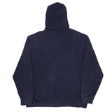 Vintage Nike Classic Swoosh Navy Hoodie Sweatshirt 2000S Size 2XL