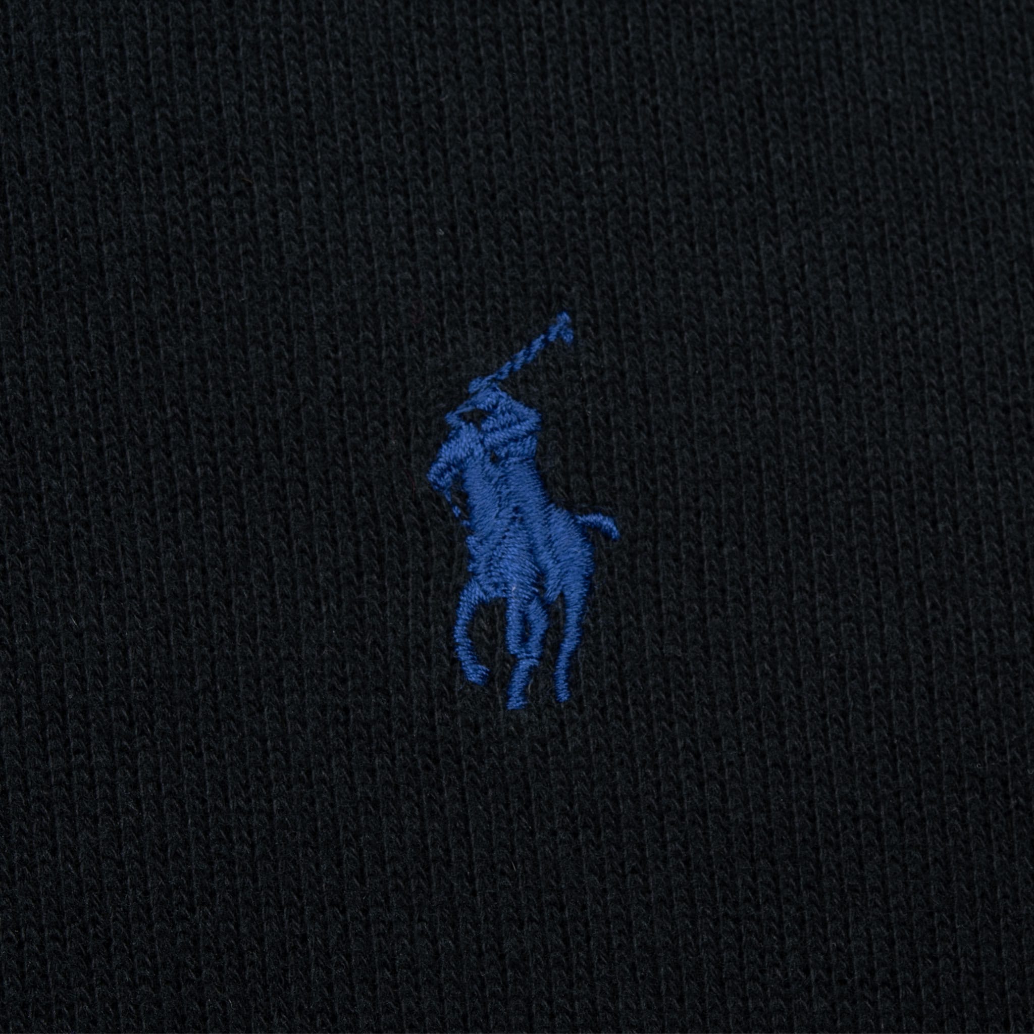 Vintage Polo Ralph Lauren Black Quarter 1/4 Zip Sweater 1990S Size Small