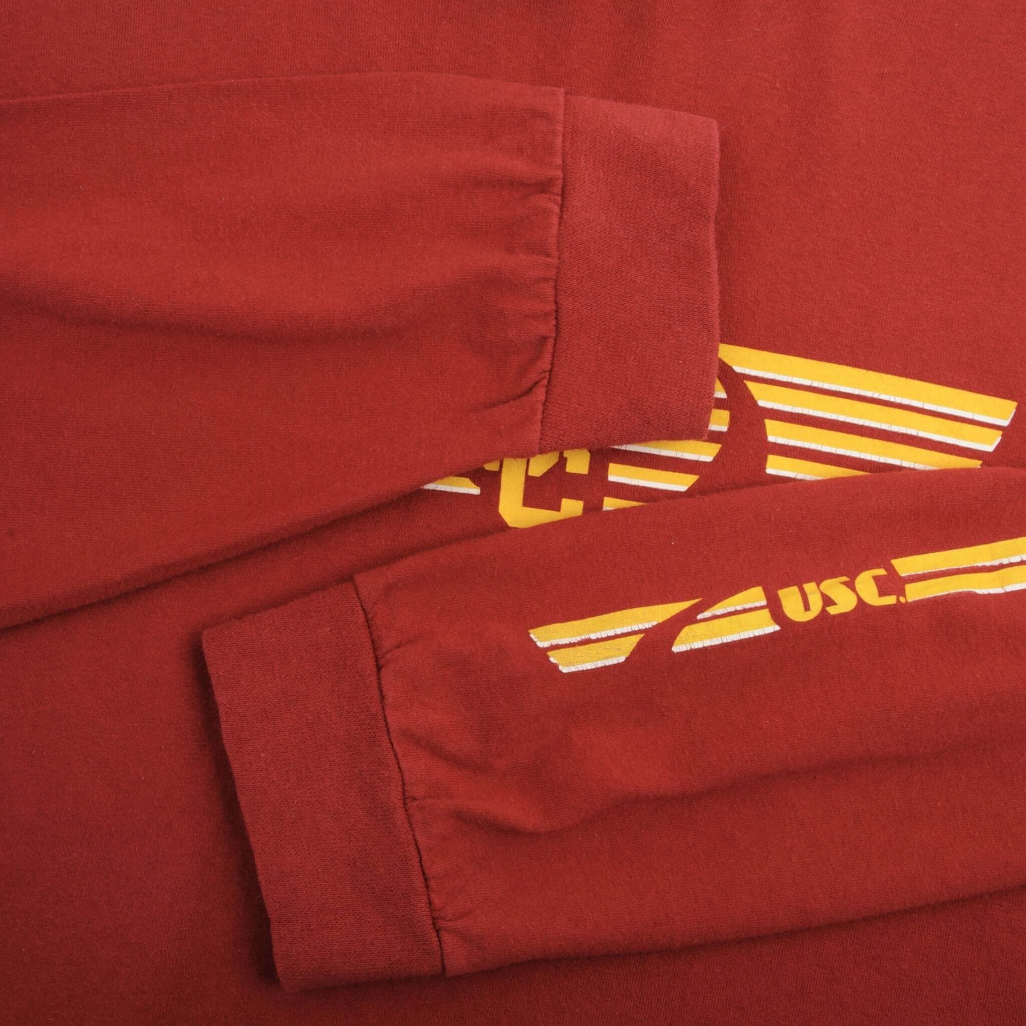 Vintage Usc Trojans Nike Center Swoosh Long Sleeve Tee Shirt 2000S Size XL