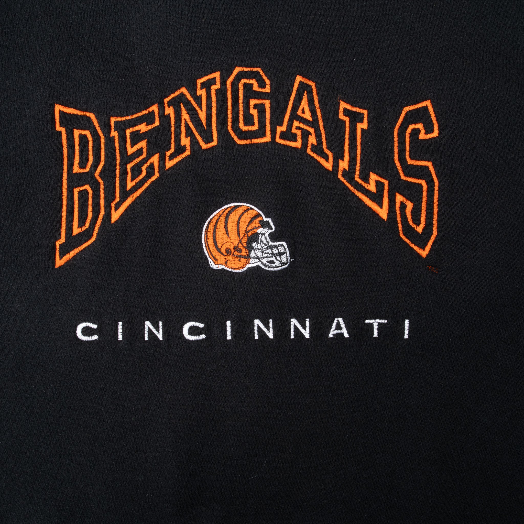 Vintage Nfl Cincinnati Bengals Embroidered Sweatshirt 1990S Size XL Made In Usa
