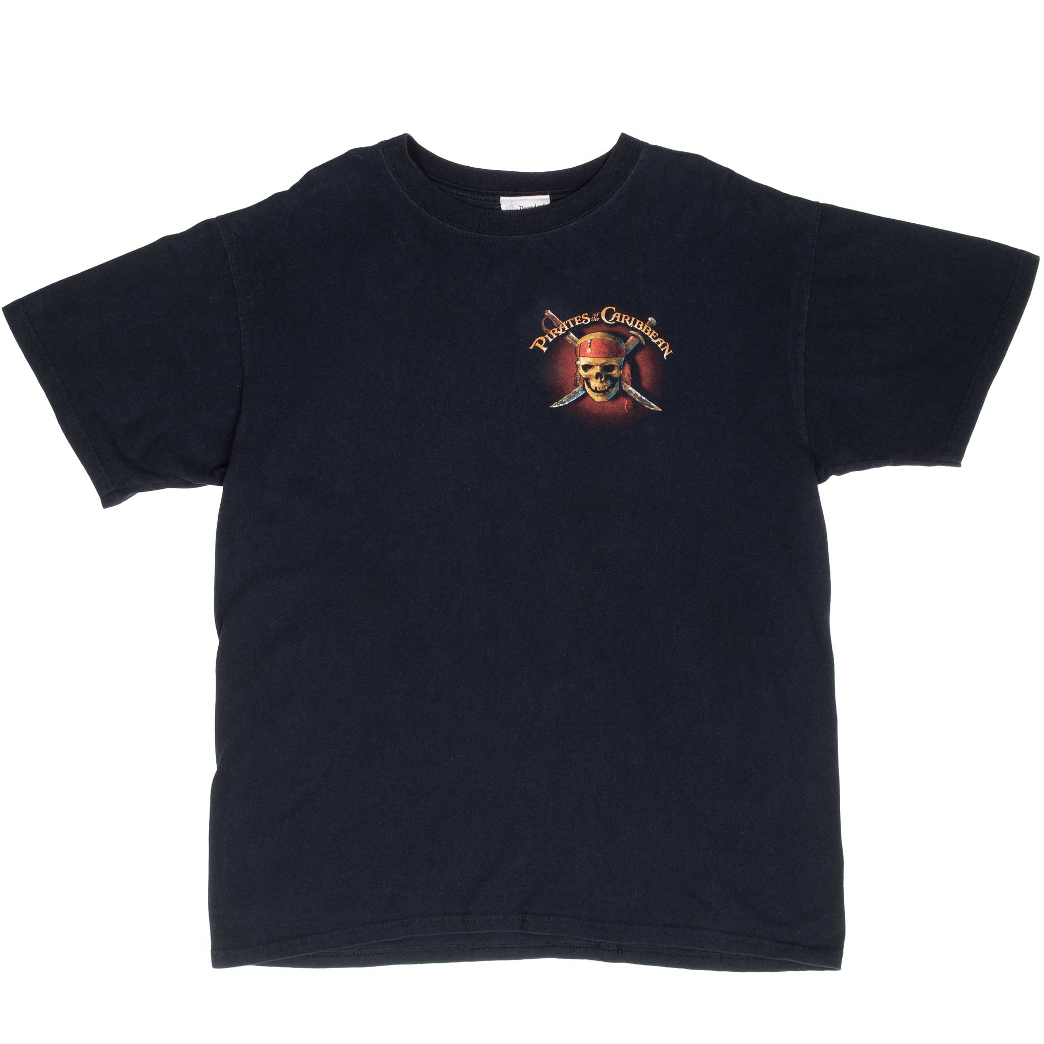 Vintage Pirates Of The Caribbean Disney Tee Shirt 2000S Size Large