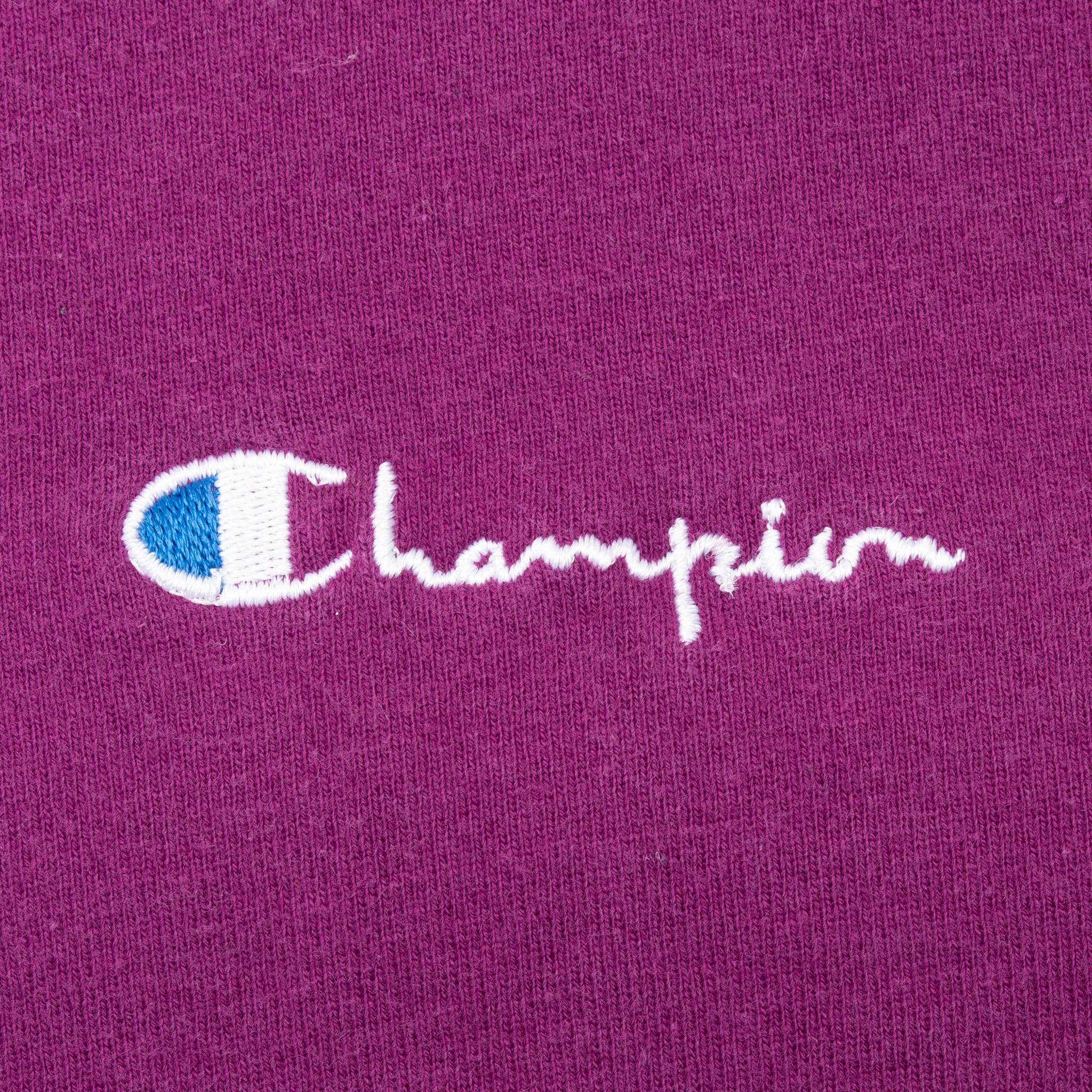 Vintage Champion Embroidered Purple Sweatshirt 1990S Size Xl Made In Usa