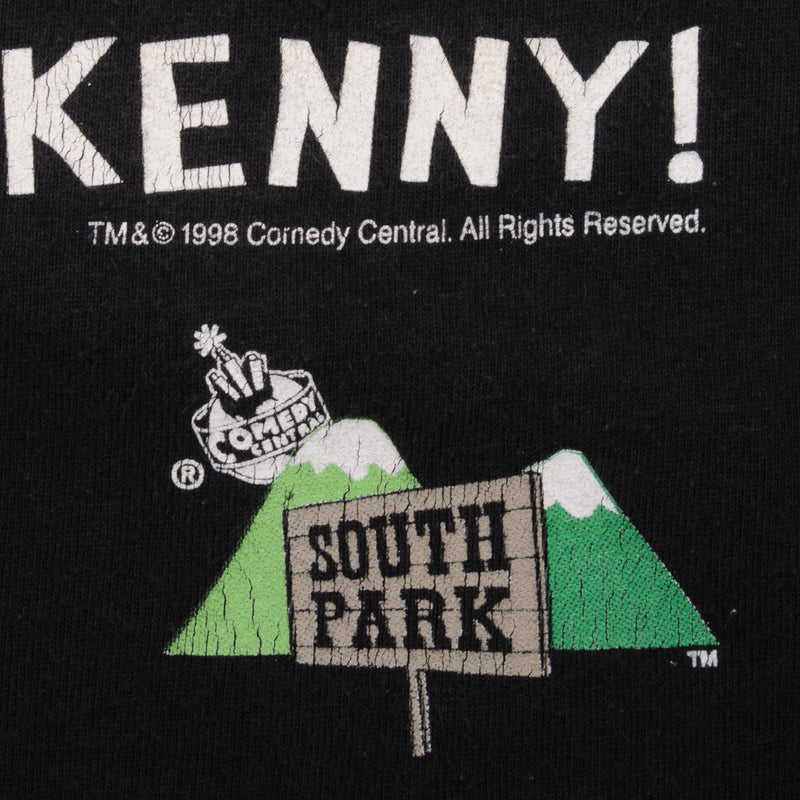 Vintage South Park Tee Shirt 1998 Size XL Stan Marsh and Kenneth "Kenny" McCormick : " Oh My God! They Killed Kenny !".