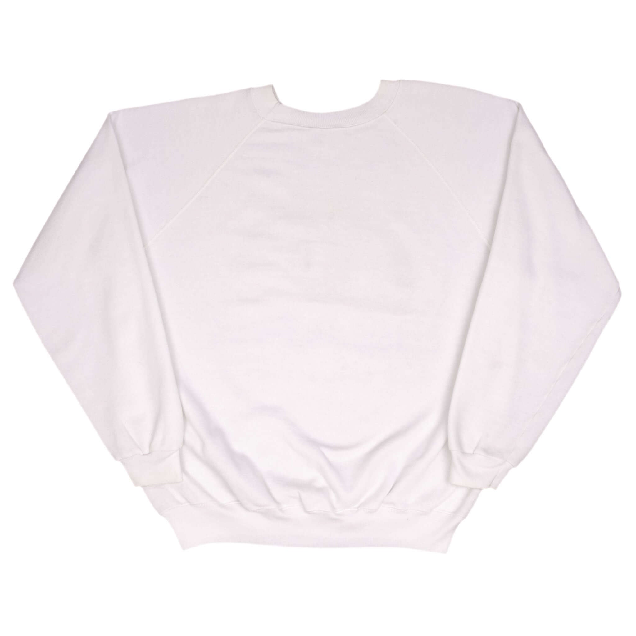 Vintage Nfl Chicago Bears Hanes White Sweatshirt 1980S Size XL Made In USA