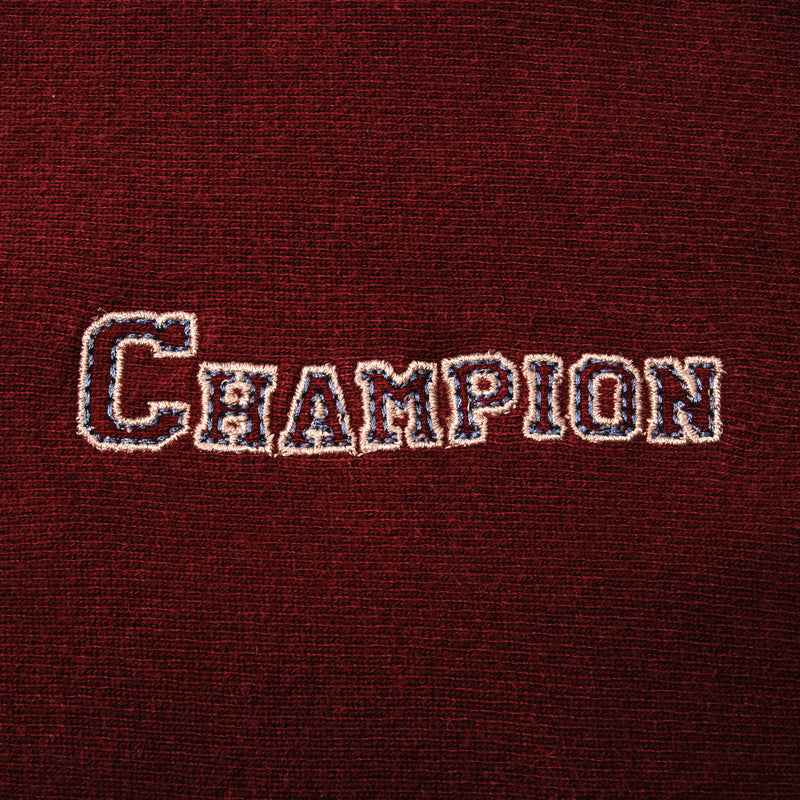 Vintage Reverse Weave Champion Embroidered Burgundy Sweatshirt 1990S Size XL