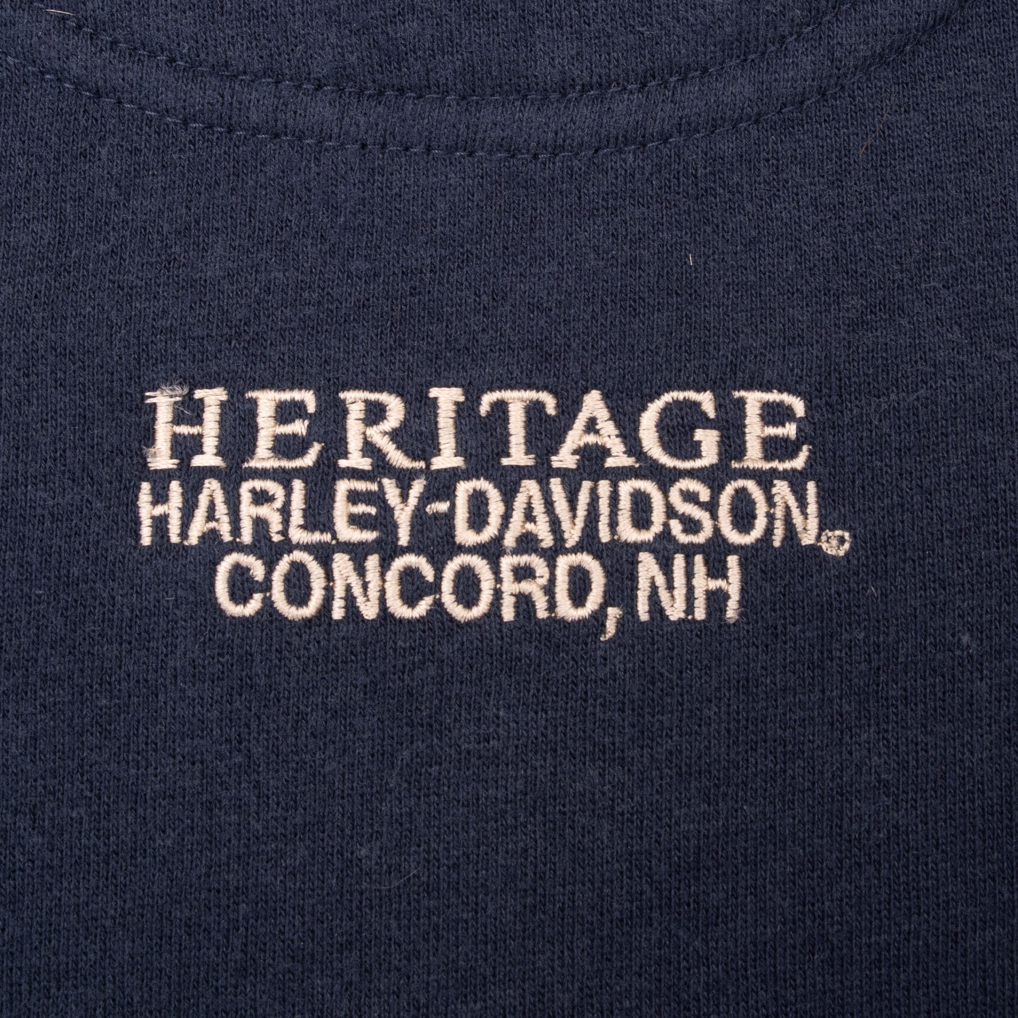 Vintage Harley Davidson Concord New Hampshire Embroidered Sweatshirt 2000S Size Large