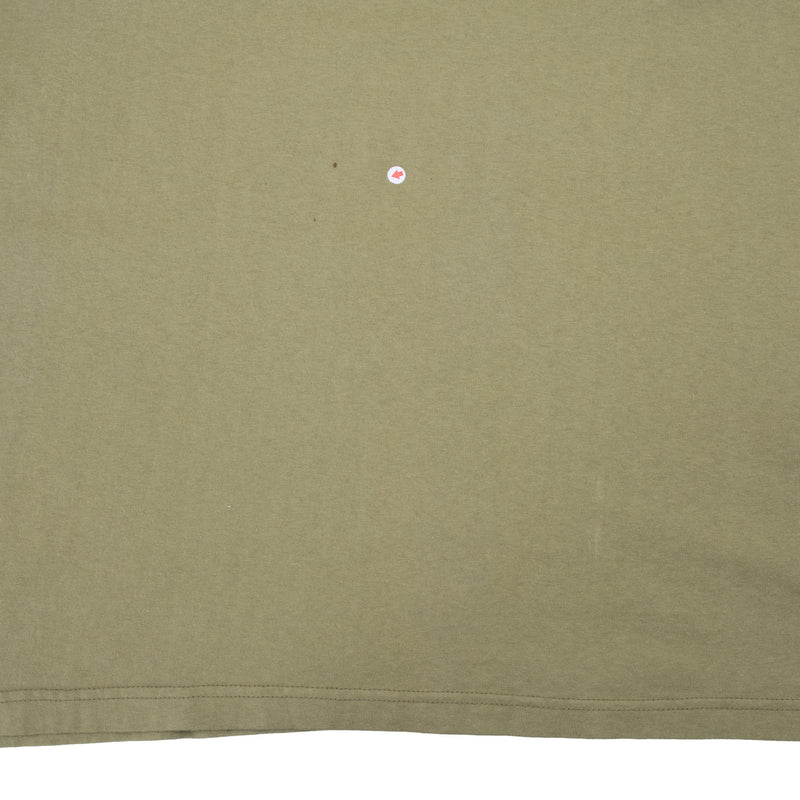 VINTAGE ADIDAS GREEN POCKET TEE SHIRT 1990S XL MADE IN USA