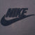 Vintage Nike Spellout Swoosh Dark Grey Sweatshirt 2000S Size Medium