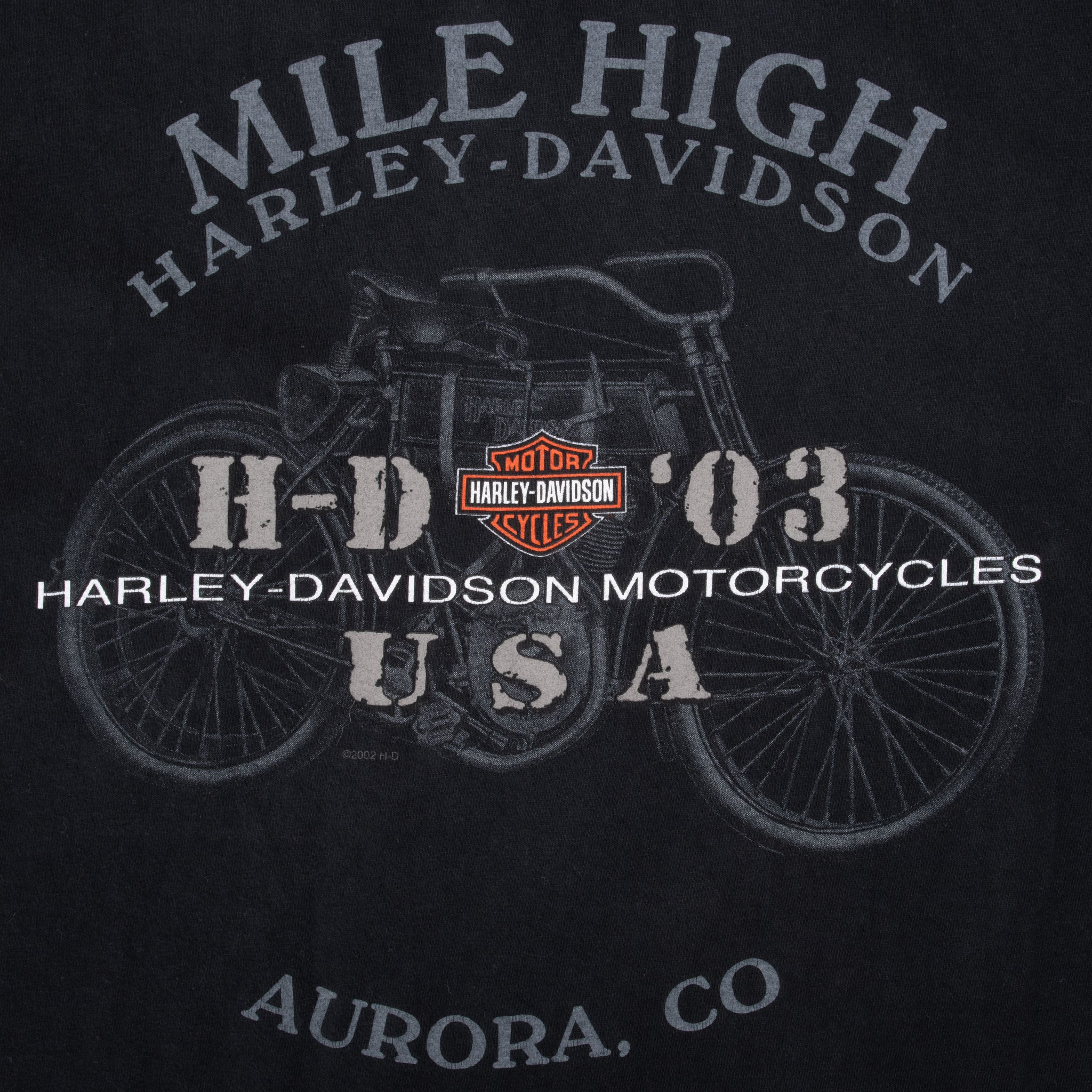 Vintage Harley Davidson 100 Years Anniversary Tee Shirt 2003 Size Large Made In Usa