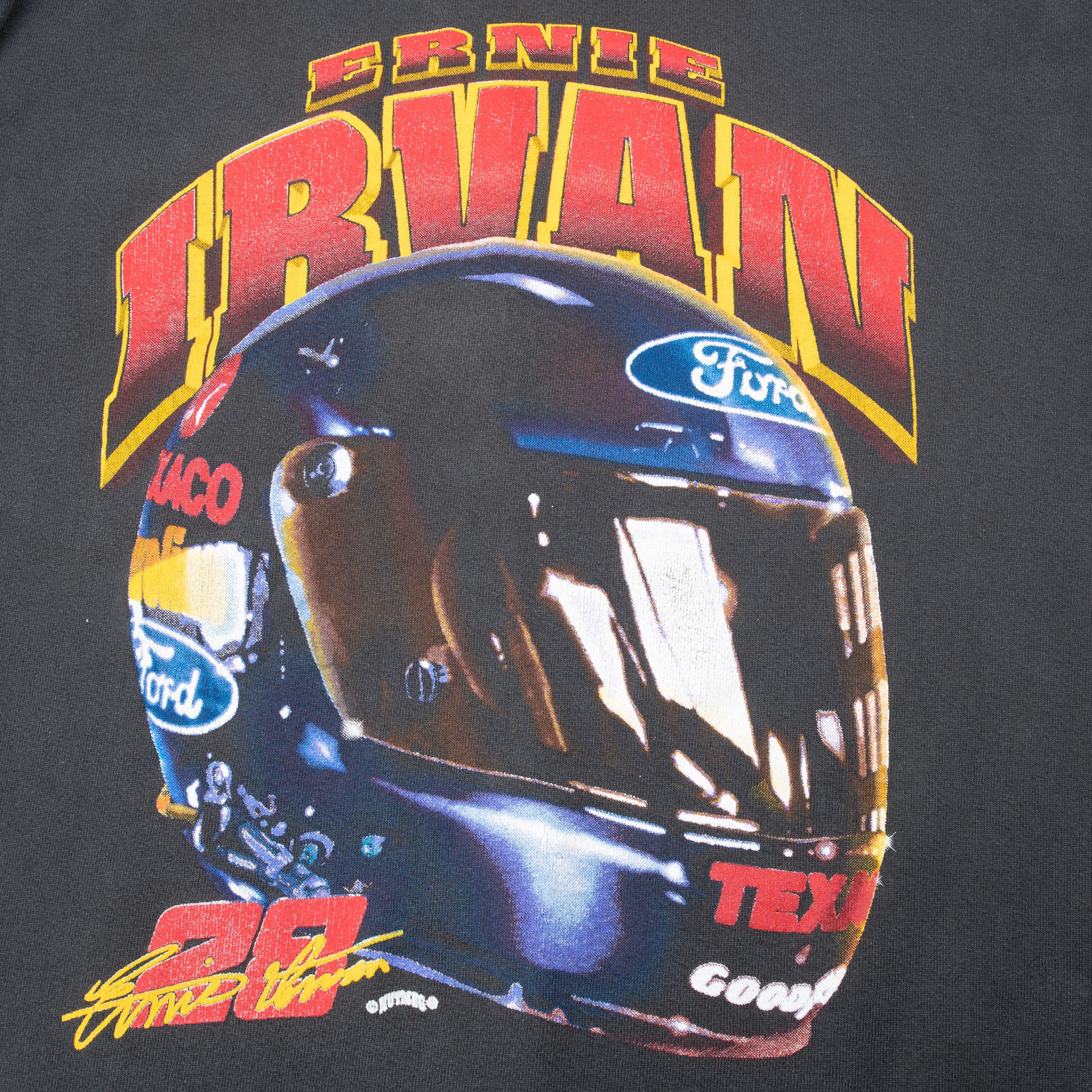 Vintage Nascar Ernie Irvan Sweatshirt 1990S Size Large Made In Usa