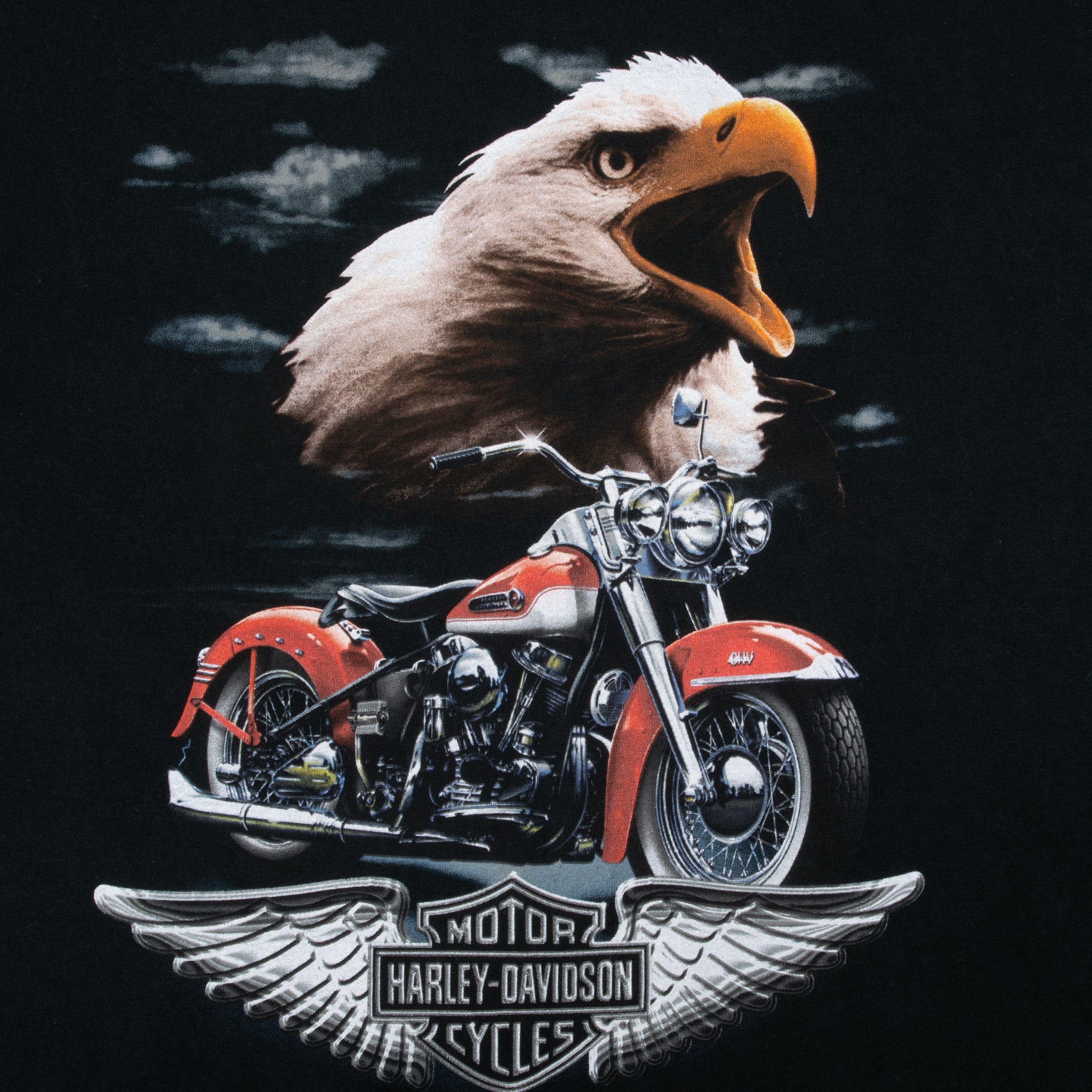 Vintage Harley Davidson Las Vegas Tee Shirt 1990S Size Large Made In Usa