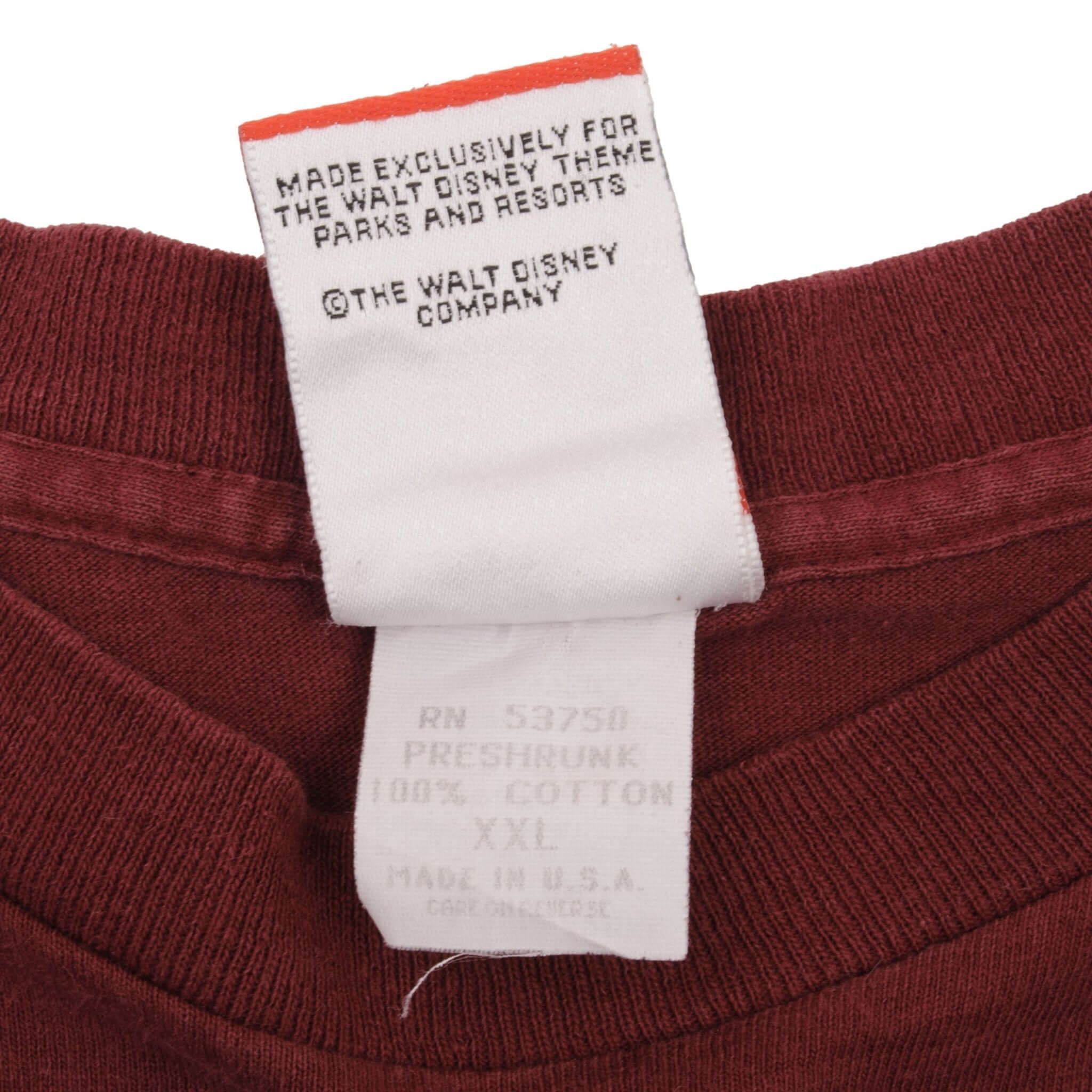 Vintage Disney The Twilight Zone Tower Of Terror With Mickey Mouse Tee Shirt 1990S Size 2XL Made In USA