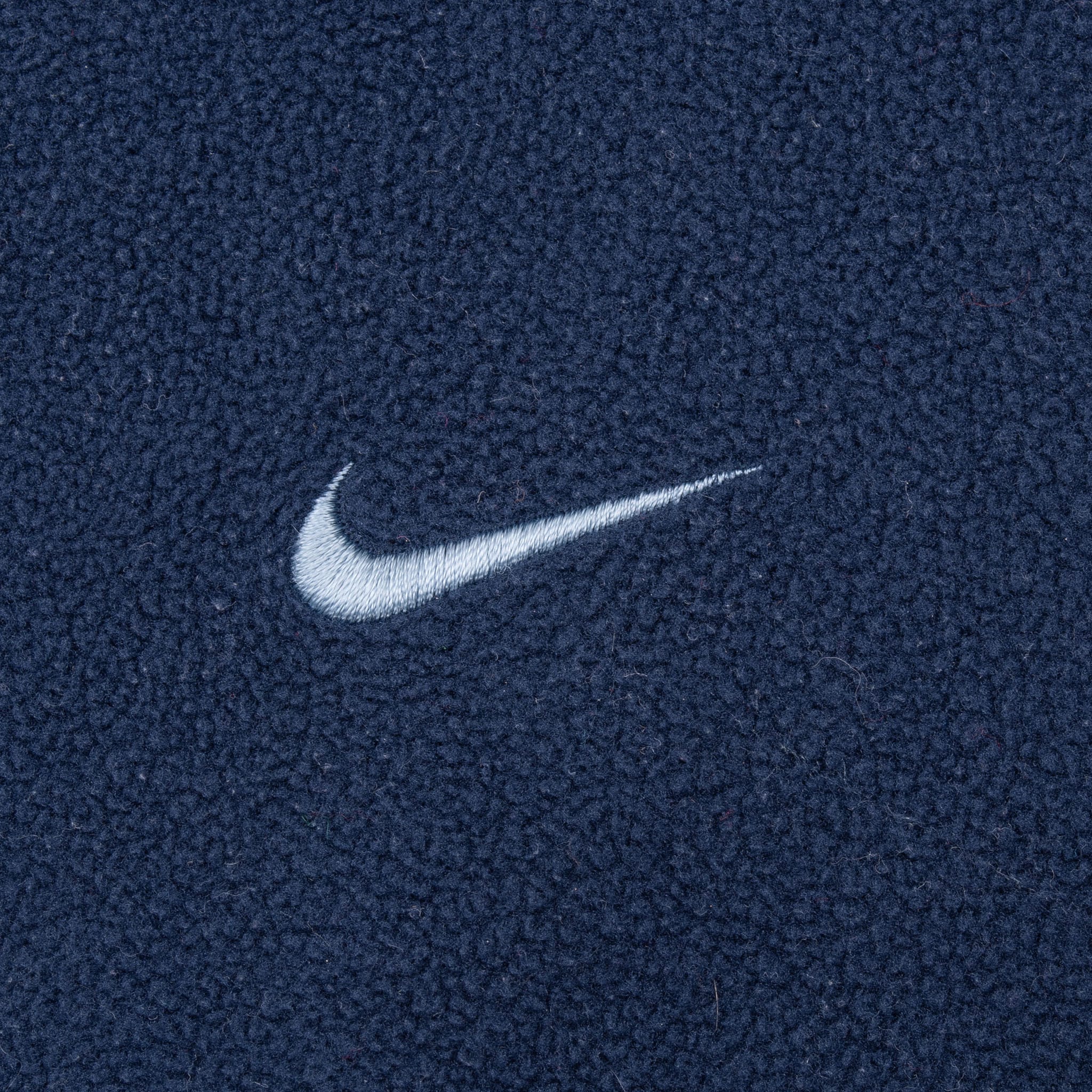 Vintage Nike Center Swoosh Navy Blue Fleece Hoodie Sweatshirt 2000S Size Large