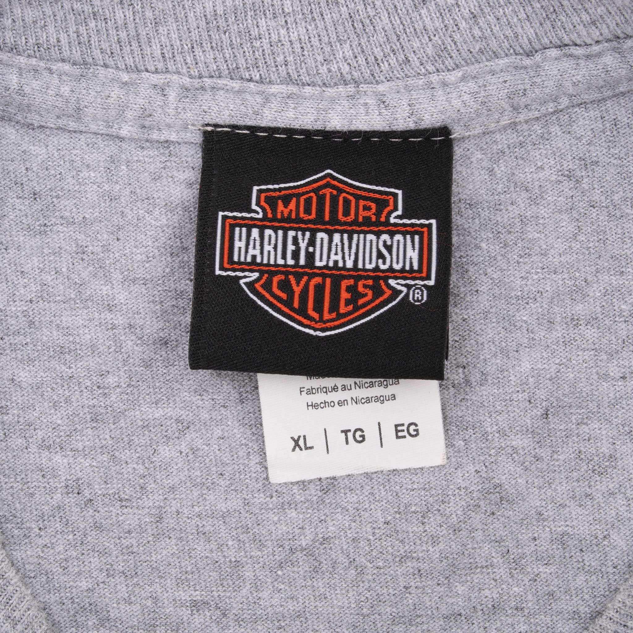 Vintage Harley Davidson Pocatello Idaho Flame Long Sleeve Tee Shirt 2017 Size XL