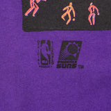 Vintage Nba Phoenix Suns 1990S Purple Tee Shirt Size 2XL