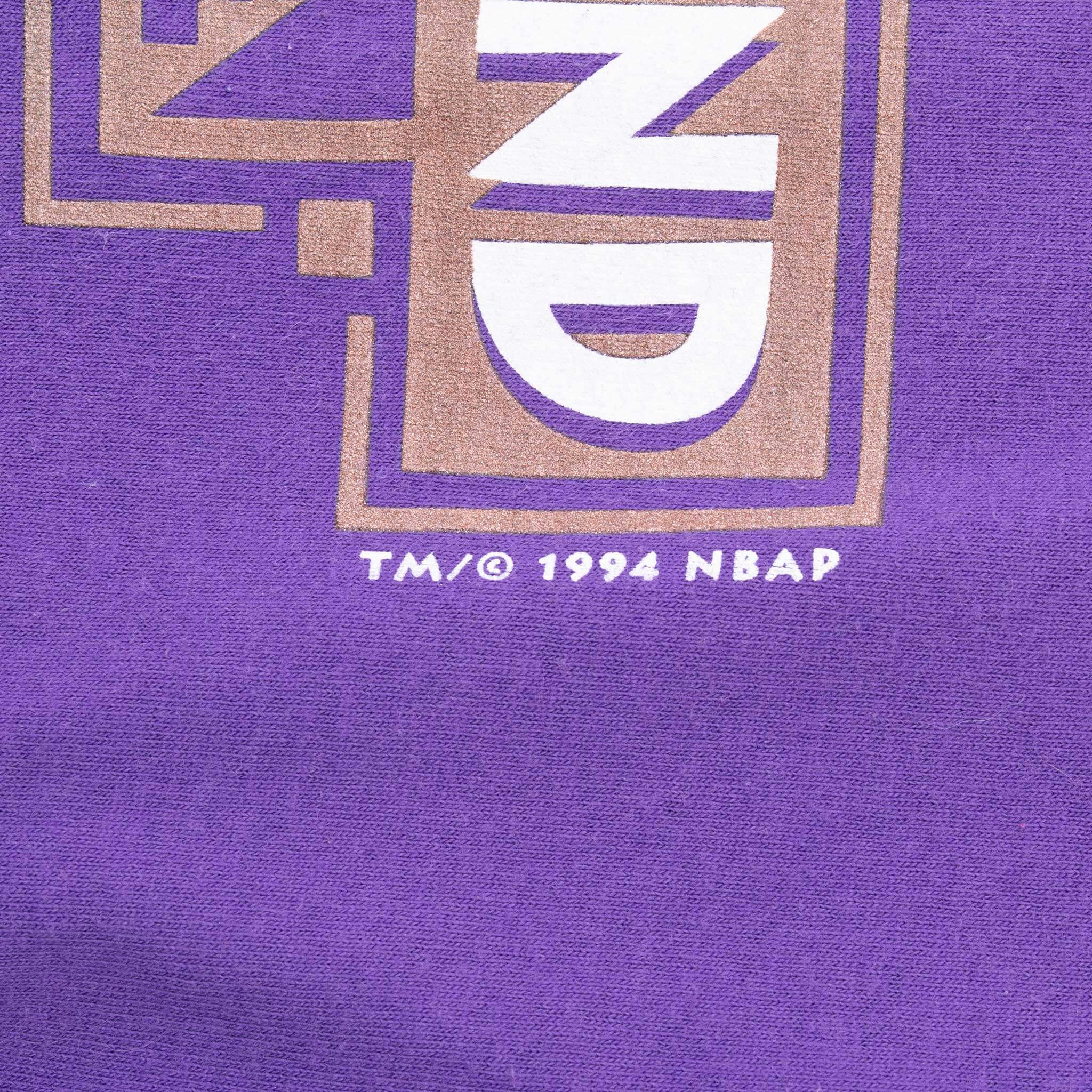 Vintage Nba Phoenix Suns All Star Weekend 1995 Purple Tee Shirt Size Large Made In Usa