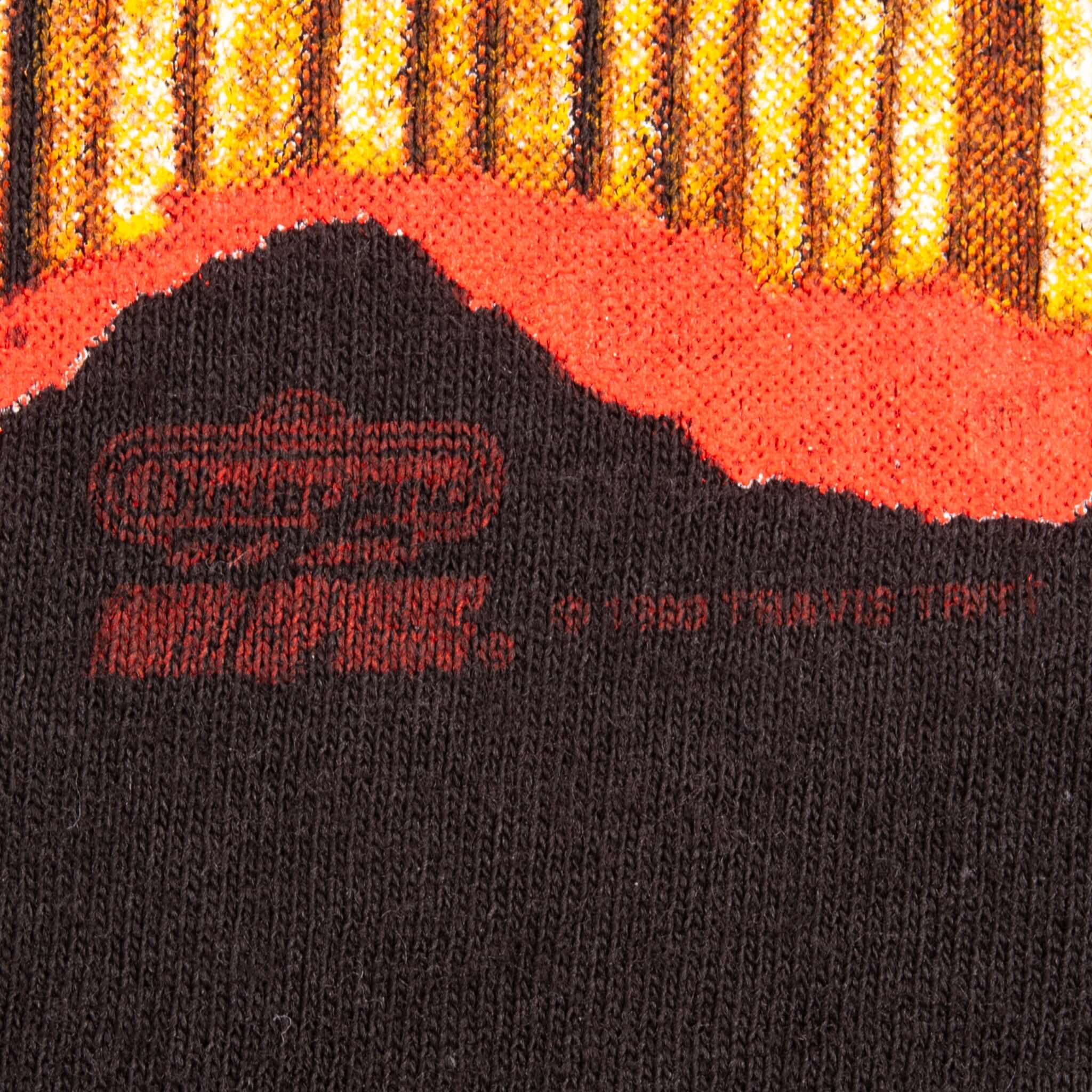 Vintage Travis Tritt 1990 Tour Tee Shirt Size XL With Single Stitch Sleeves