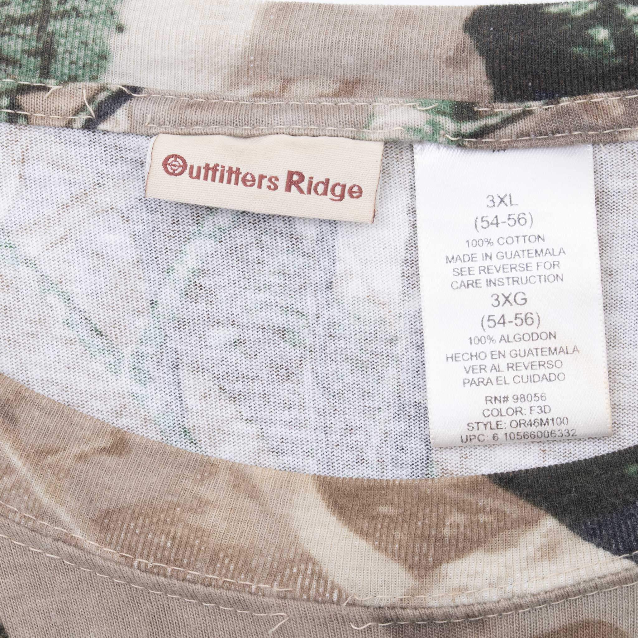 Vintage Hunting Fusion 3D Camo Pocket Tee Shirt Size 3XL