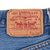 Close-up of Levi Strauss & Co. two-horse waistband patch marked W36 L31