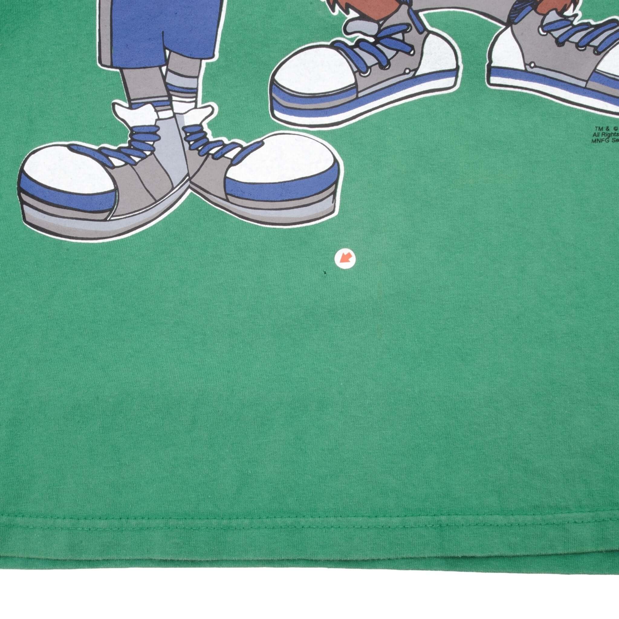 VINTAGE GEORGETOWN UNIVERSITY HOYAS LOONEY TUNES 1993 TEE SHIRT LARGE MADE USA