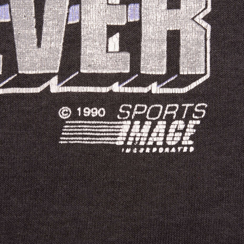 Vintage Nascar Dale Earnhardt Real Men Wear Black and Silver 1990 Tee Shirt Size Large Made In Usa With Single Stitch Sleeves