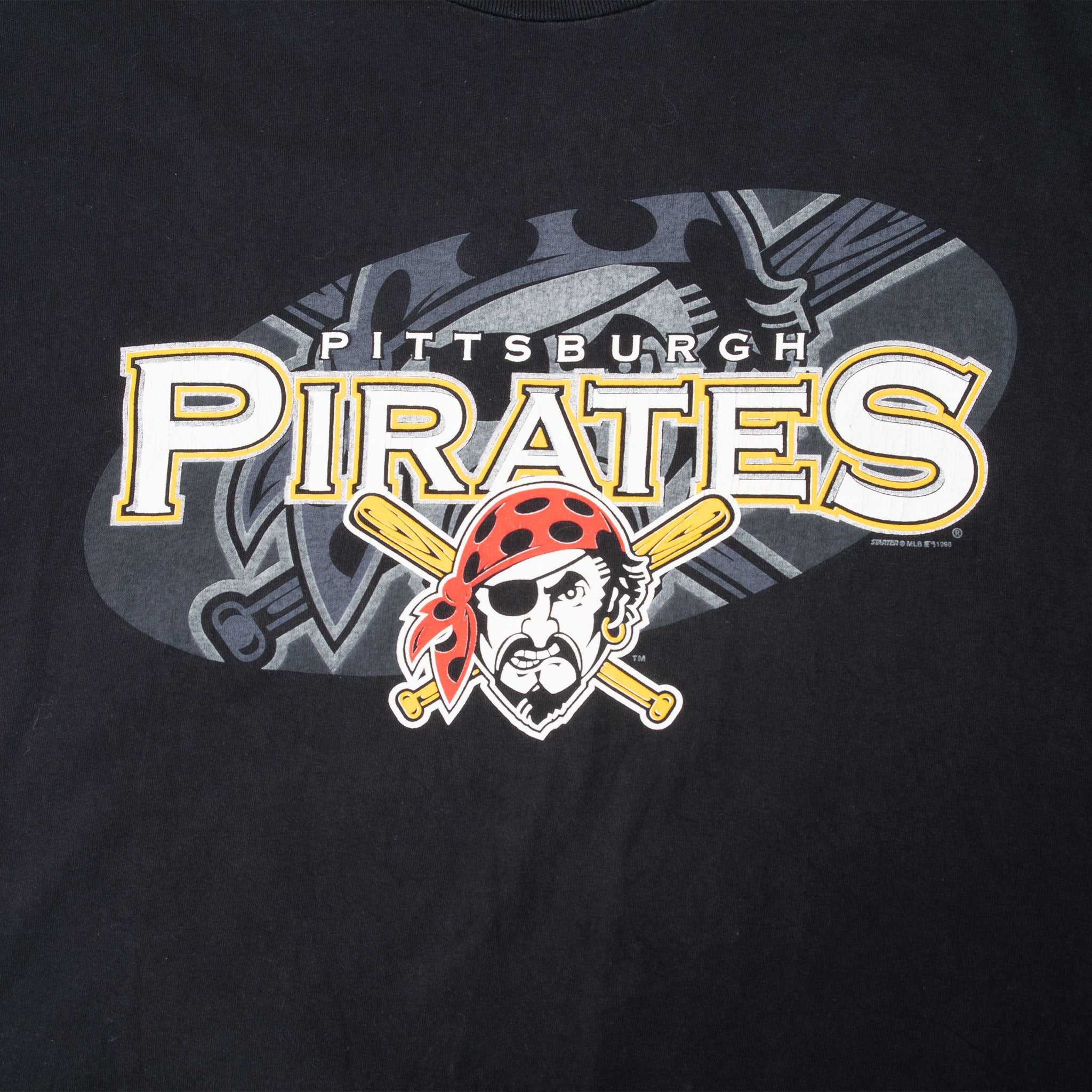 Vintage Mlb Pittsburgh Pirates 1998 Starter Tee Shirt Size XL Made In Usa
