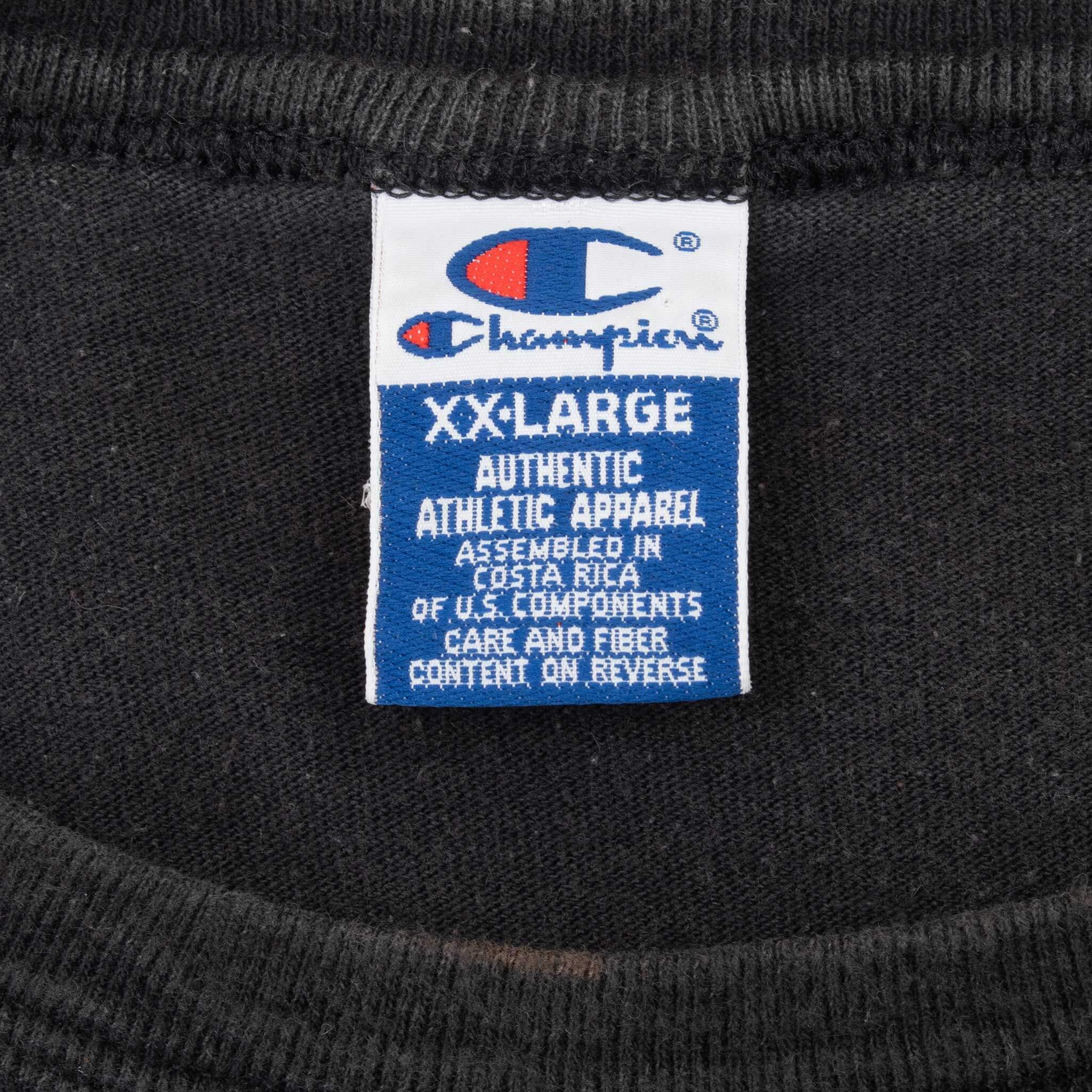 Vintage Nba Chicago Bulls Champion Tee Shirt 1990S Size 2XL


