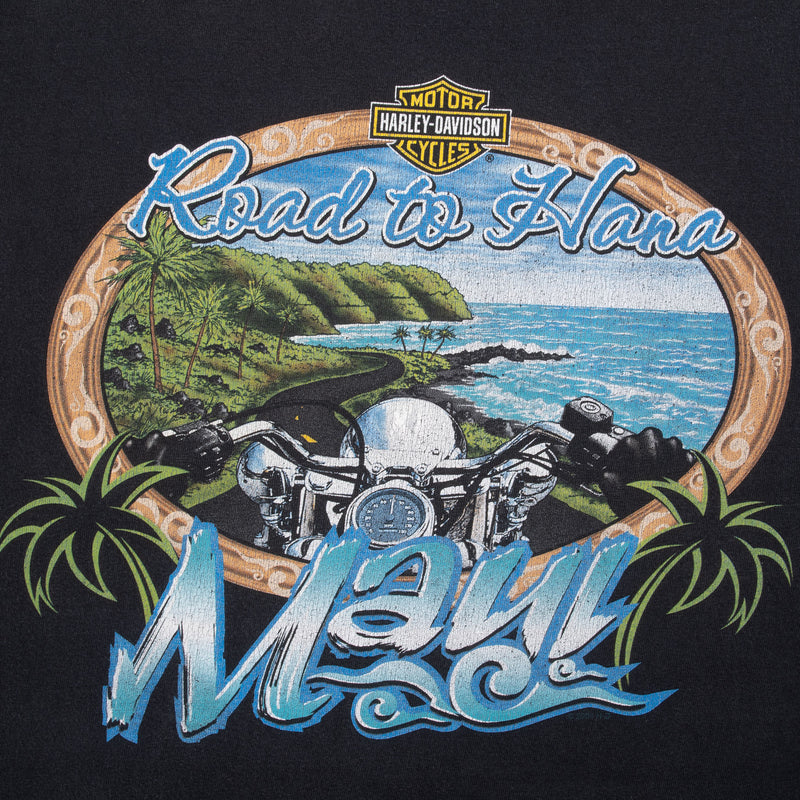 Vintage Harley Davidson Maui Hawaii 2004 Tee Shirt Size XL Made In Usa