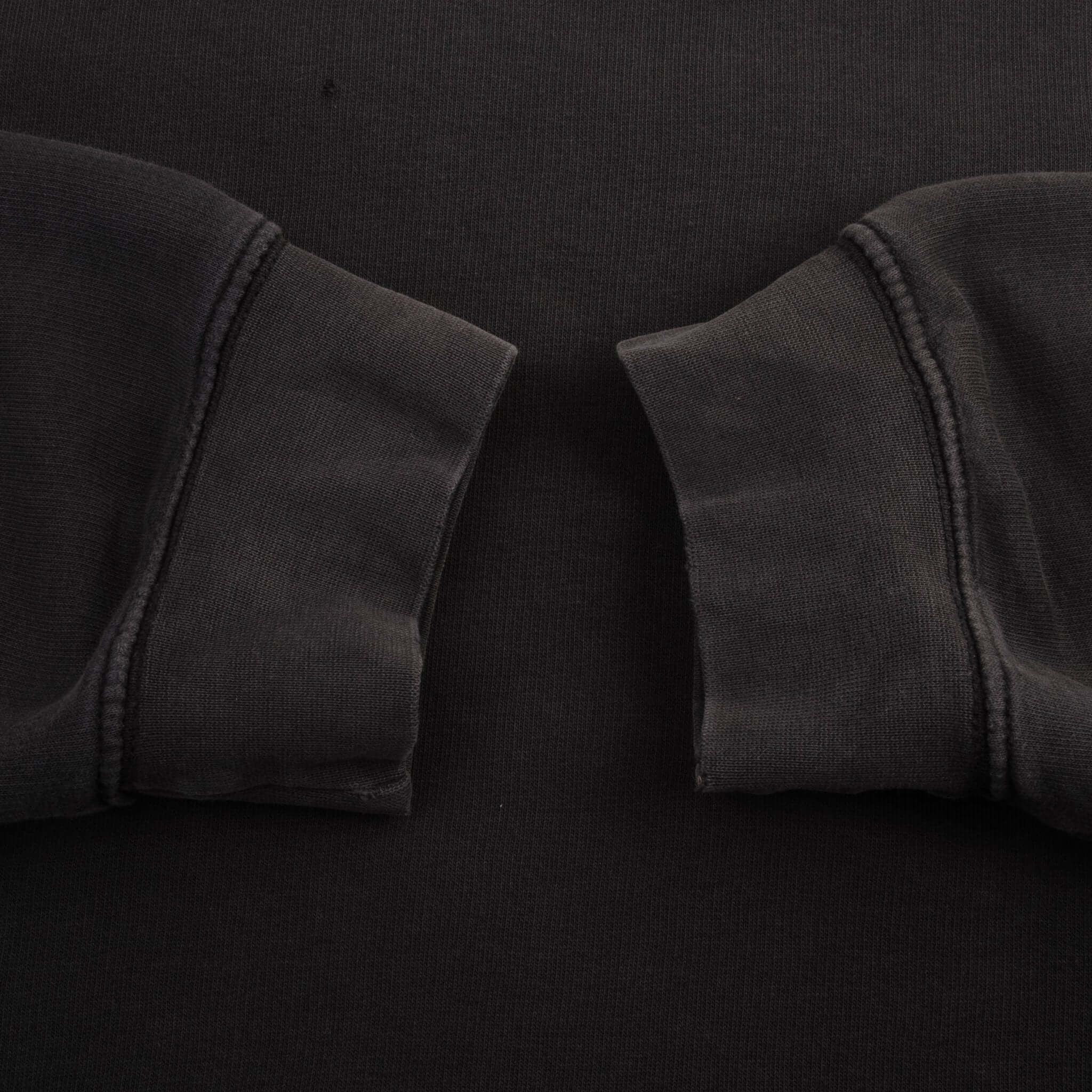 Vintage Black Nike Classic Small Swoosh Sweatshirt 2000s Size XL