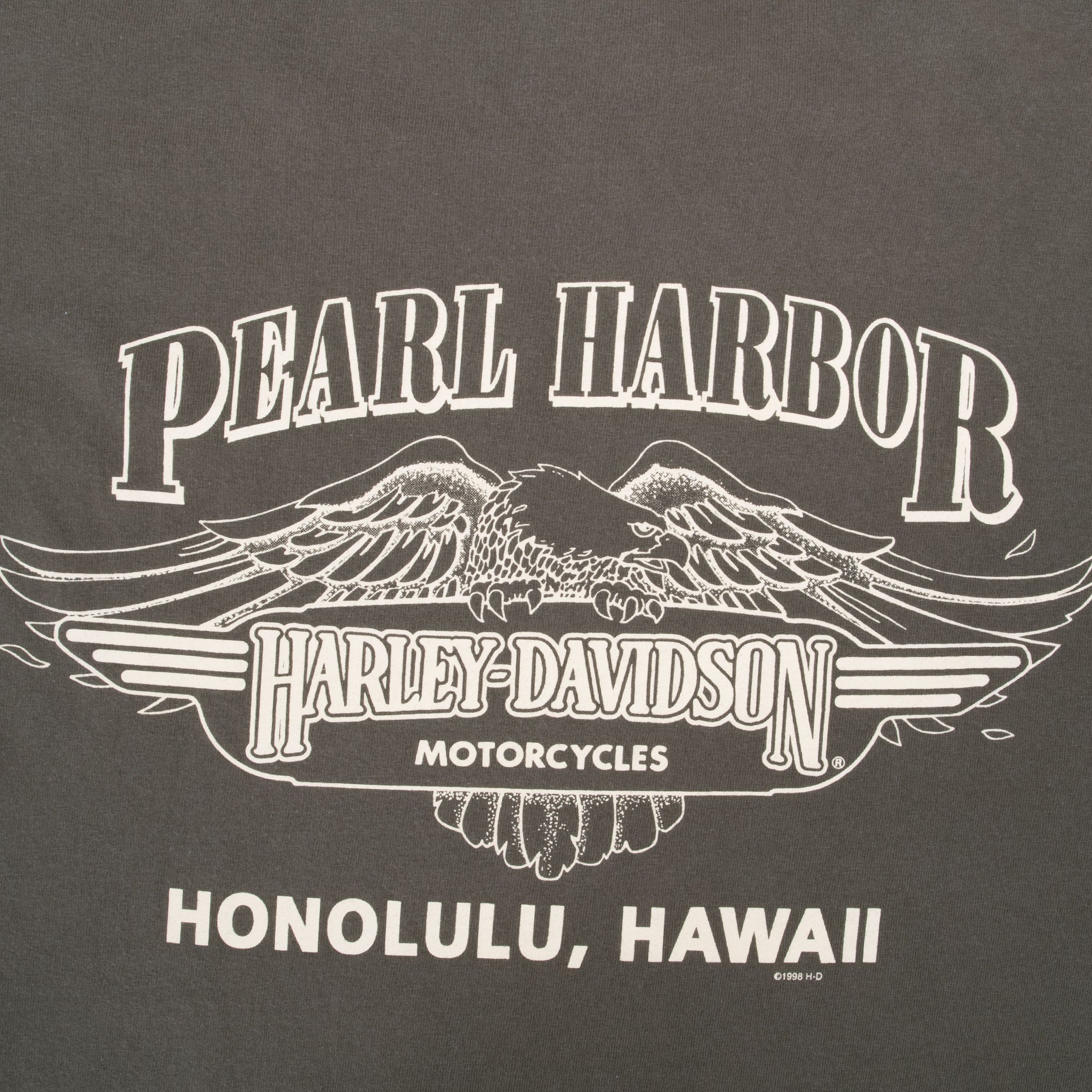 Vintage Harley Davidson Honolulu Hawaii 2011 Tee Shirt Size Large