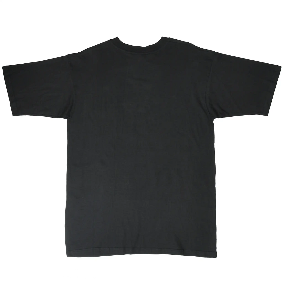 Back view of plain black Looney Tunes T-shirt