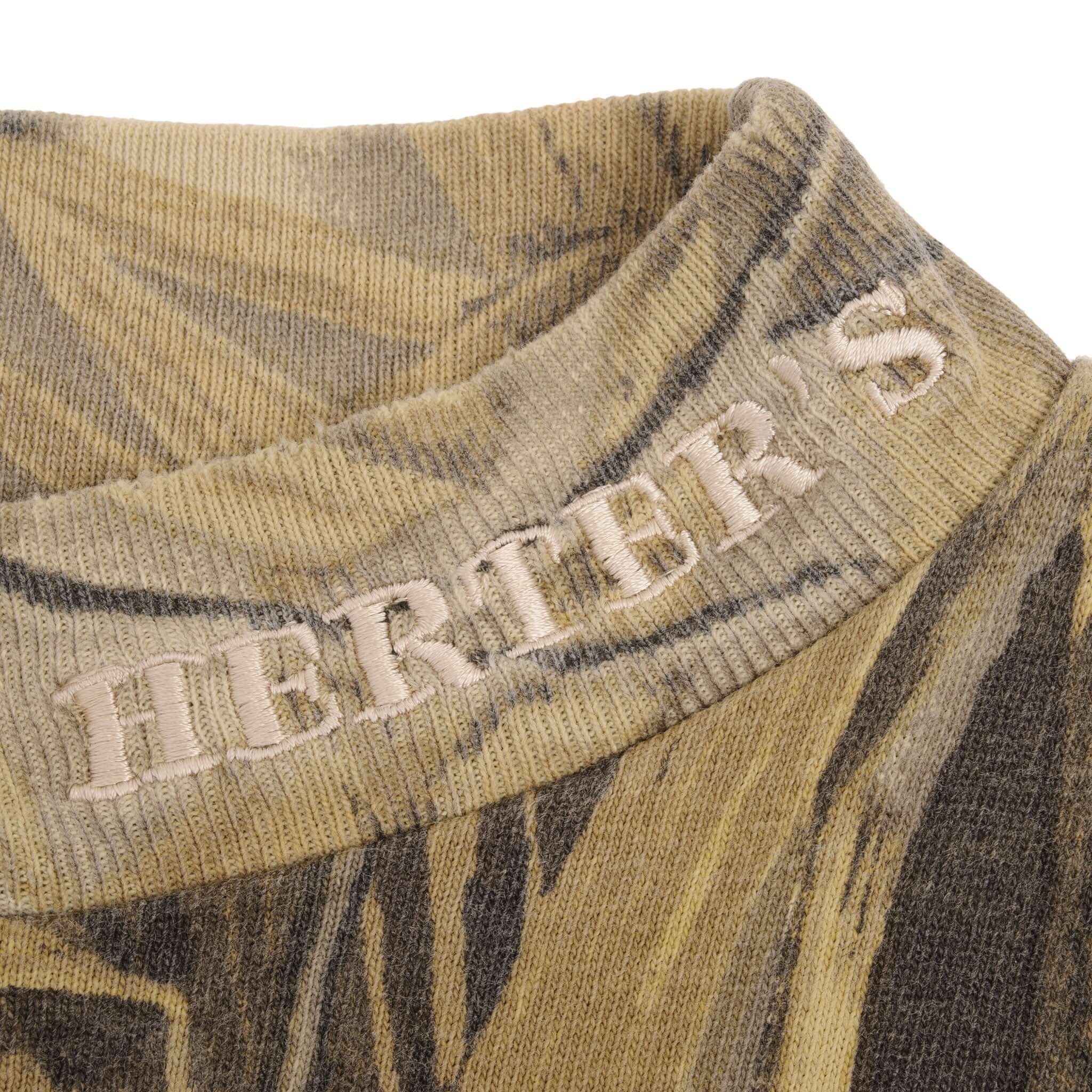 Vintage Hunting Advantage Wetland Camo Long Sleeve Turtle Neck Pocket Tee Shirt Size XL Made In USA