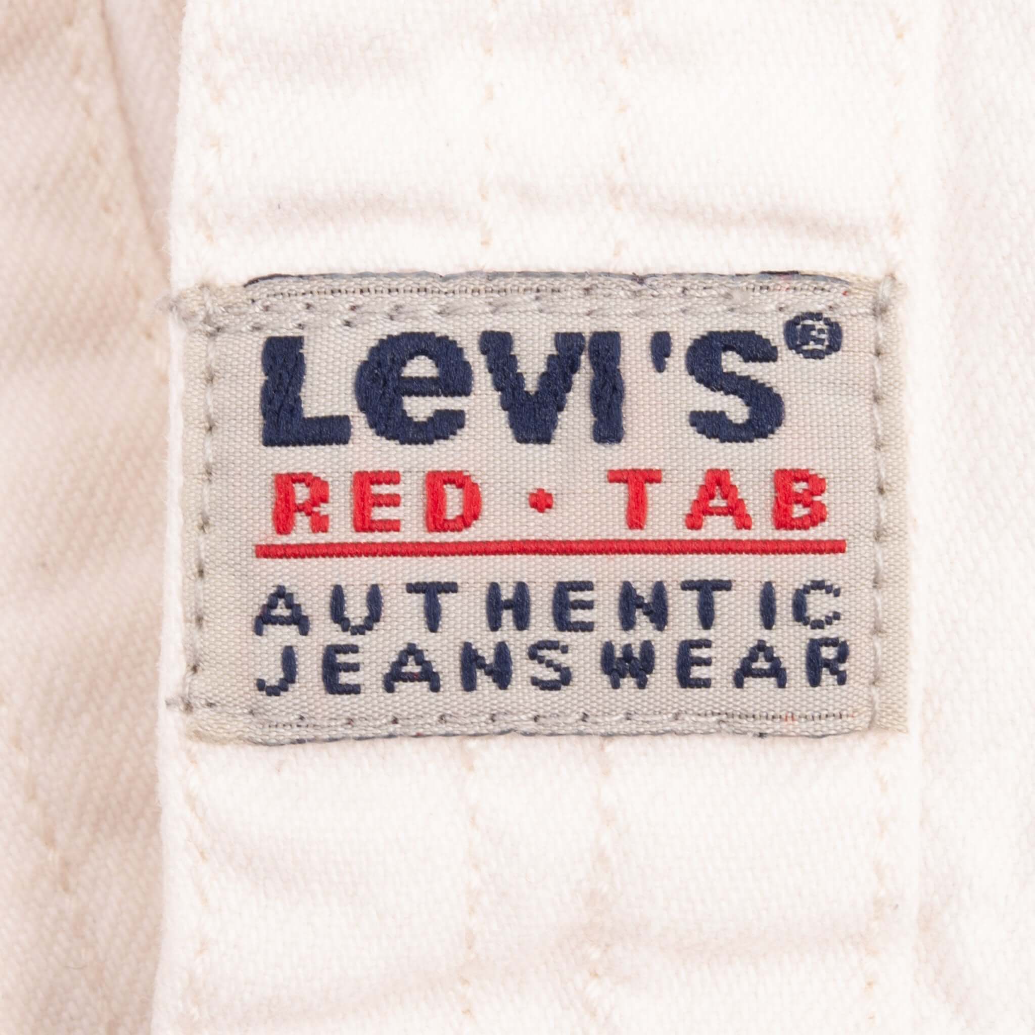Vintage Levis Denim White Pocket Shirt 1990S Size XL