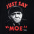 Vintage The Three Stooges Just Say Moe Tee Shirt 1988 Size Large Made In Usa With Single Stitch Sleeves