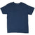 Back of plain navy blue Nike short-sleeve T-shirt