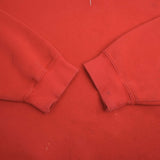 Vintage Nike Spellout Swoosh Red Sweatshirt 1990S Size XL