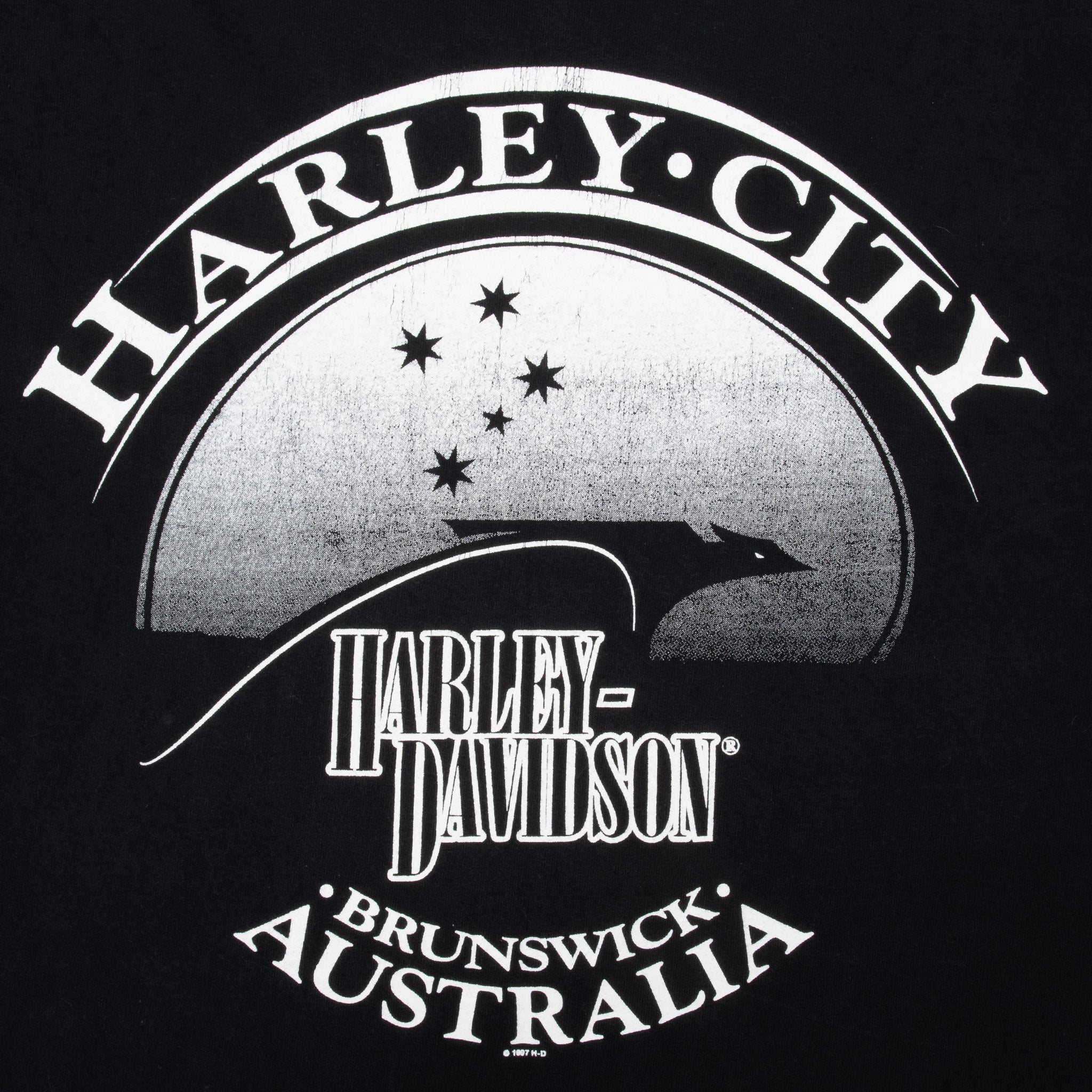 Vintage Harley Davidson Australia Tee Shirt 1997 Size XL
