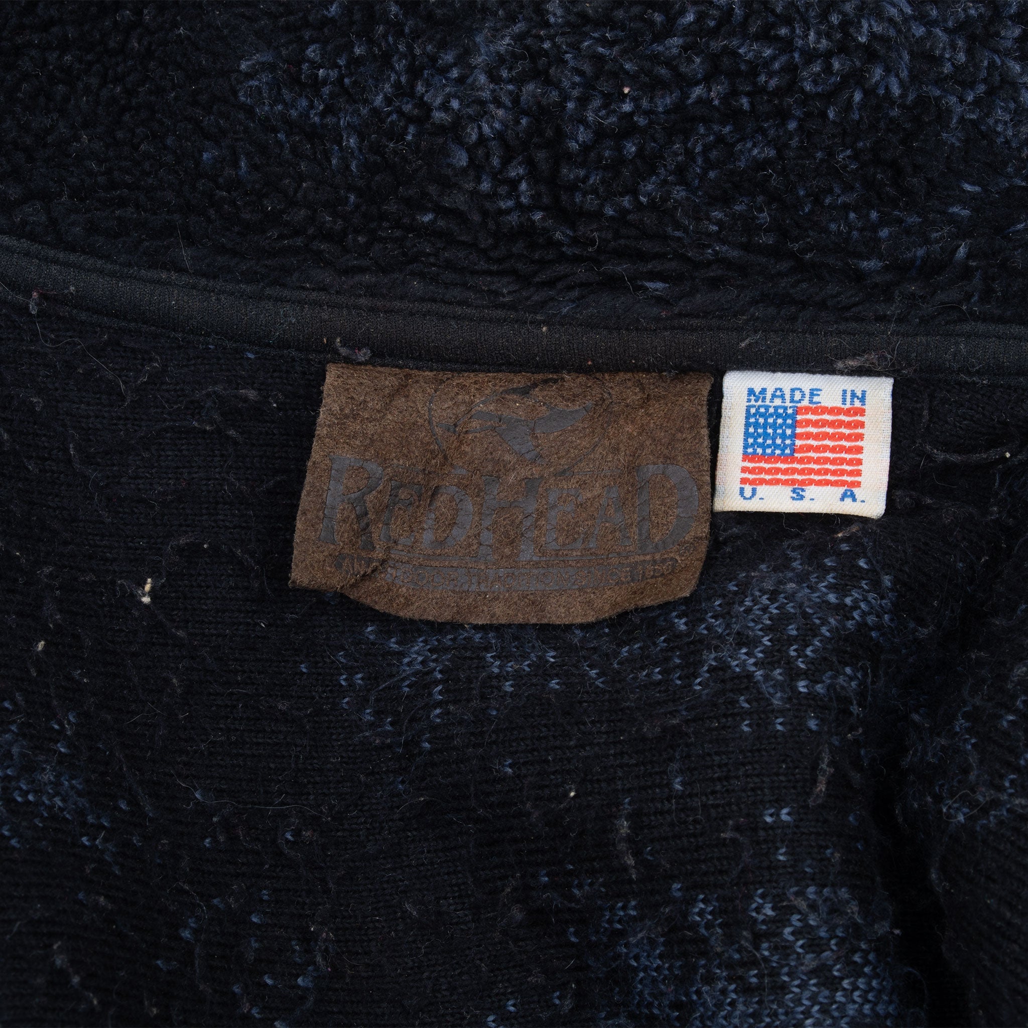 Vintage Animal Print Wolf Moon Fleece Jacket 1990S Size Medium Made In Usa