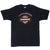 Vintage Harley Davidson Calgary Alberta Tie Dye Tee Shirt 1995 Large Made In Usa With Single Stitch Sleeves