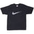 Vintage Nike Big Swoosh Black Tee Shirt 1990S Large Made In Usa