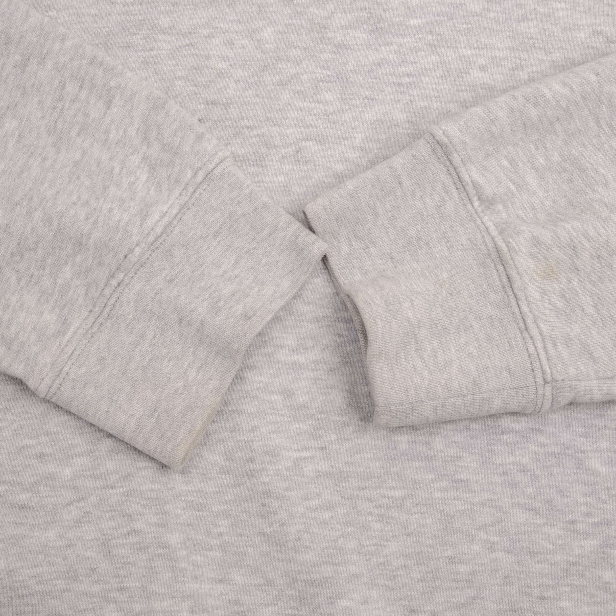 Vintage Nike Classic Swoosh Gray Crewneck Sweatshirt 2000S Size Large