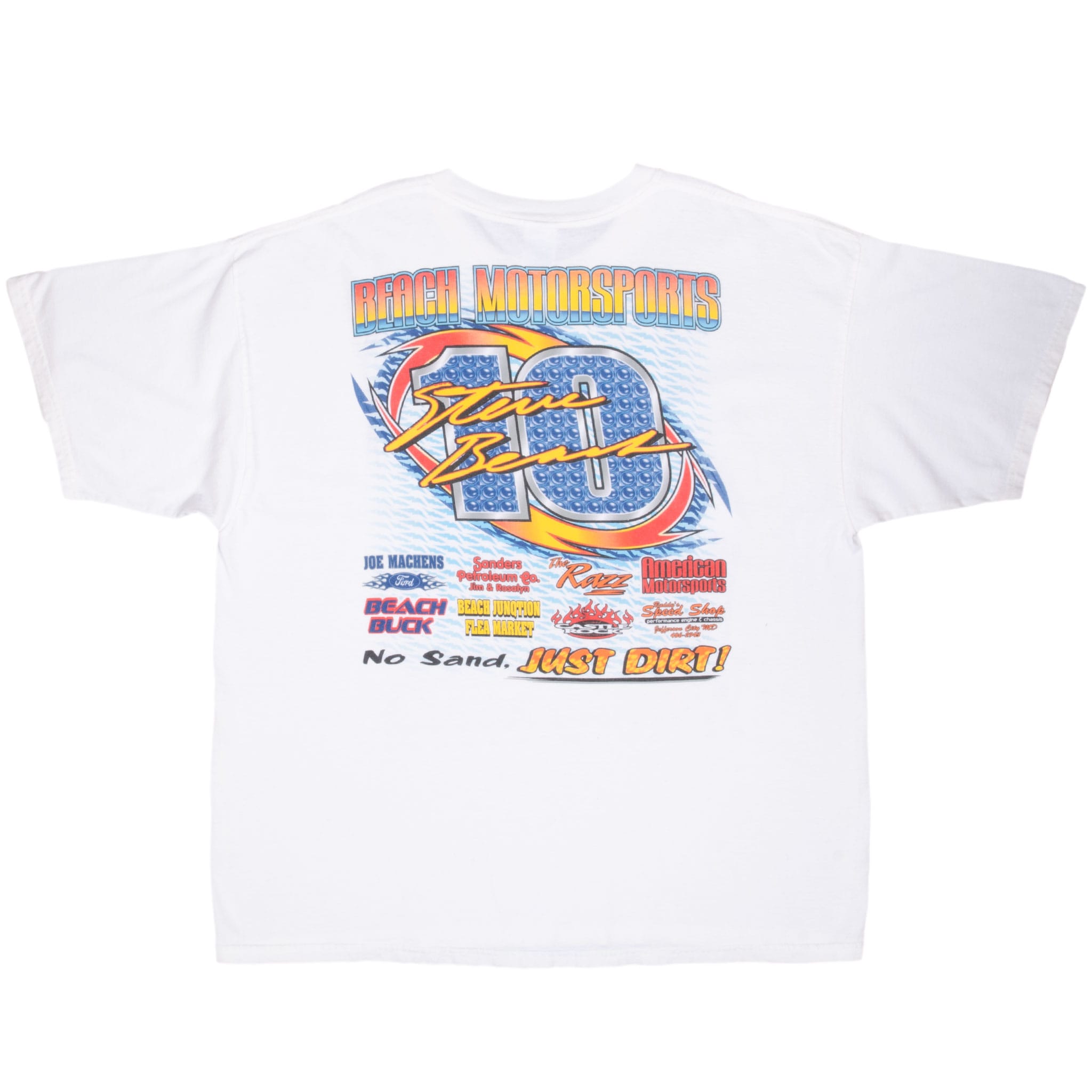Vintage Dirt Racing Steve Beach Missouri Tee Shirt 2000S Size 2XL