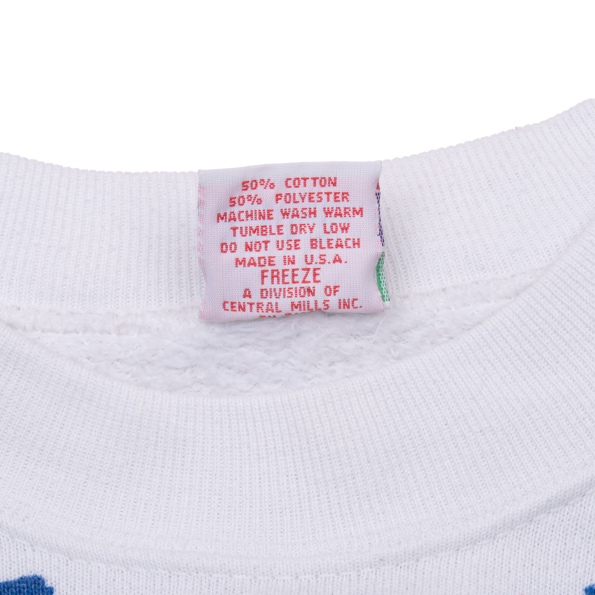 Vintage Looney Tunes Acme Gas All Over Print Sweatshirt 1994 Size Large Made In USA