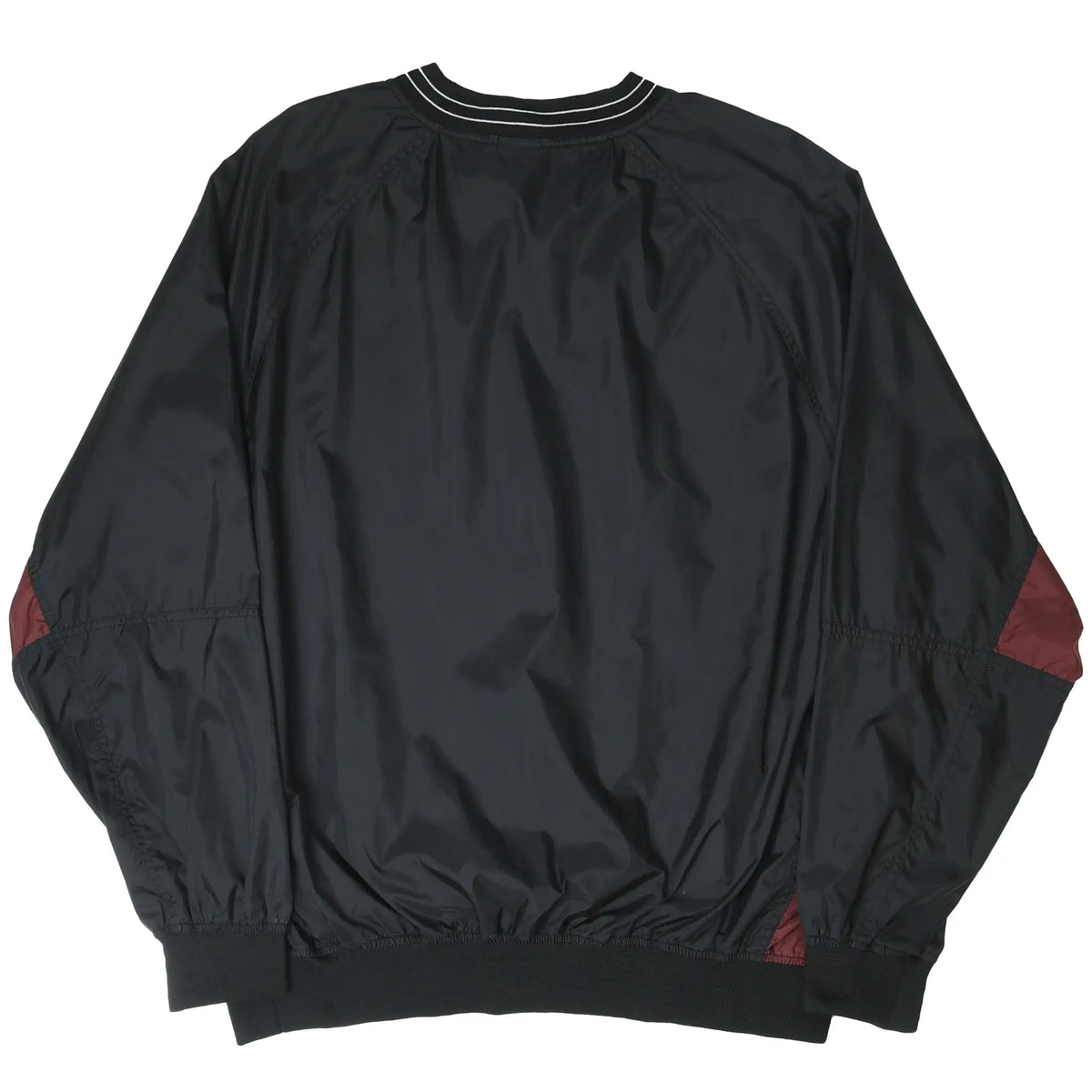 Vintage Nike Center Swoosh Black Pullover Windbreaker Jacket 1990s XL
