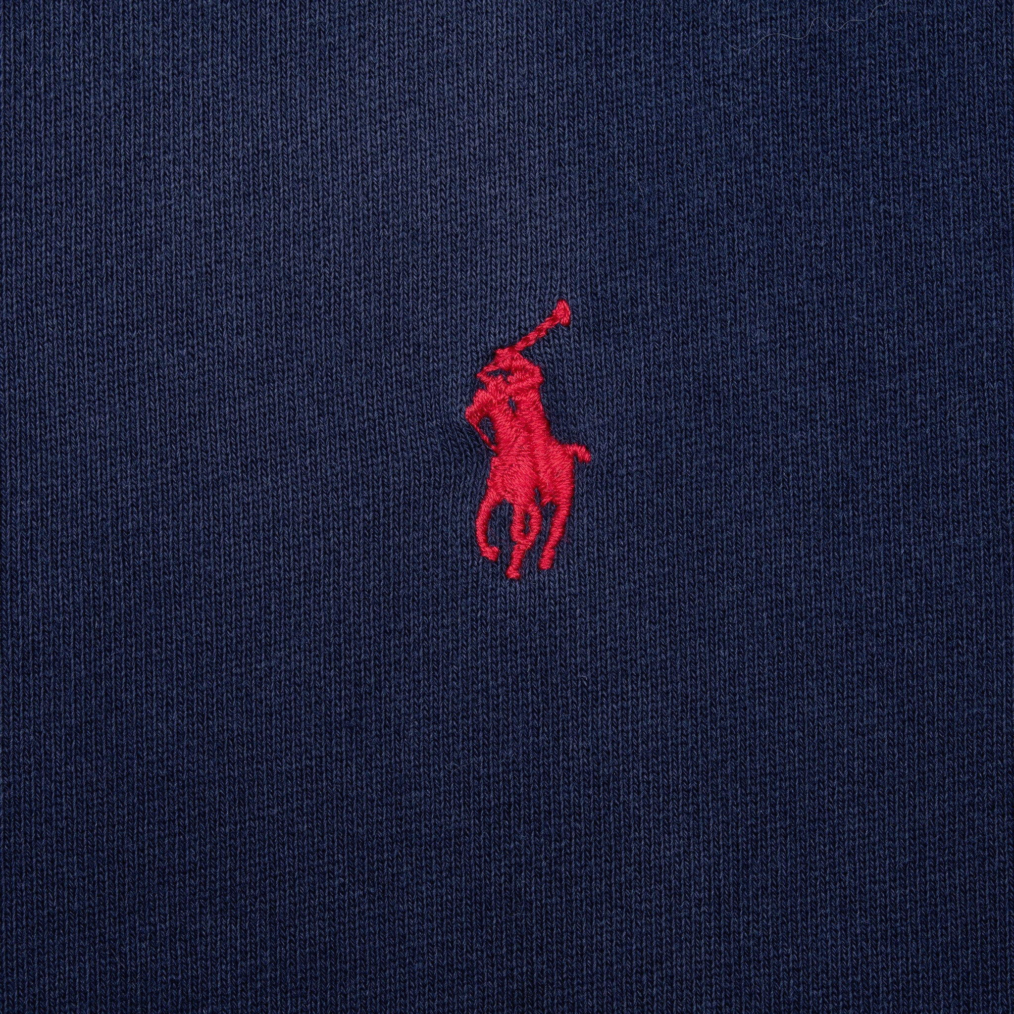 Vintage Ralph Lauren 1990S Classic Navy Blue Crewneck Sweatshirt Size Large