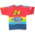 Vintage Nascar Jeff Gordon Dupont 1997 Rainbow Tee Shirt Size Large Made In Usa