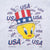 Vintage Looney Tunes Tweety 4th of July Usa Hoodie Sweatshirt 1995 Size XL Made In Usa