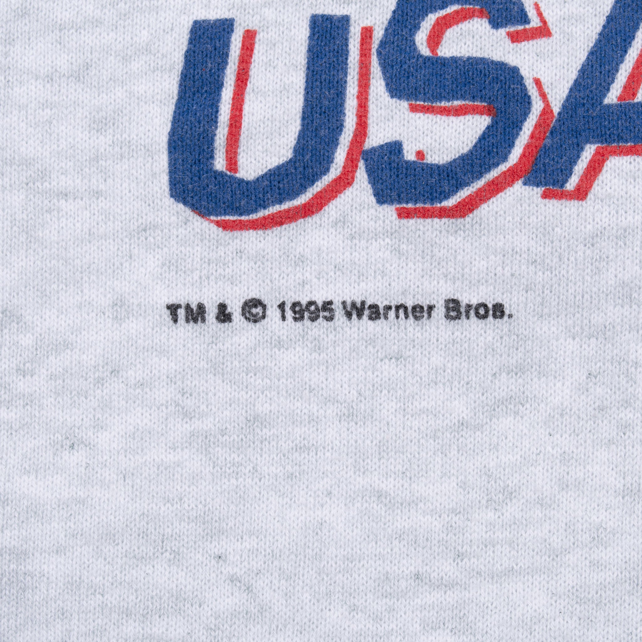 Vintage Looney Tunes Tweety 4th of July Usa Hoodie Sweatshirt 1995 Size XL Made In Usa